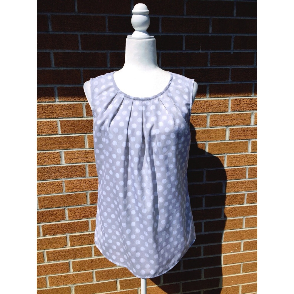 Polka dot blouse
